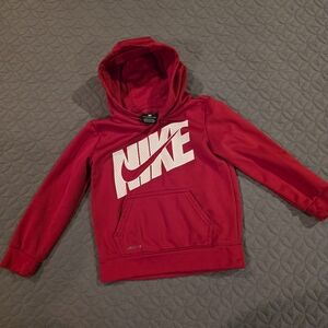 Nike Kids - Toddler Bold Red And White Activewear Hoodie, 3T
